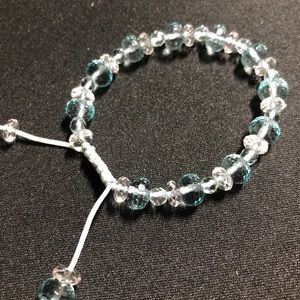 Adjustable sky blue bracelet